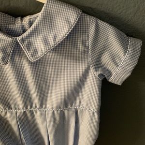 Stitchy fish bubble (boys) smock boutique